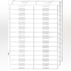 3000 White Price Tag, Gift Tags Hanging Jewelry Blank Paper